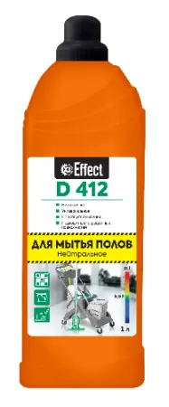 Фото №1 - Effect: ДЕЛЬТА-412 1л средство моющее нейтральное для полов