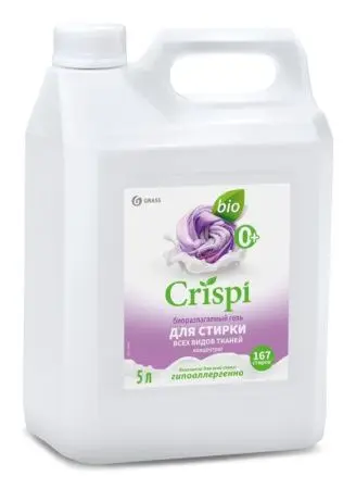 Grass: Криспи 5л Гель для стирки всех видов тканей концентрат