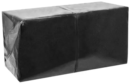 Бумажные салфетки: столовые 1сл 250листов 33х33 Сыктывкар ROSHY чёрные