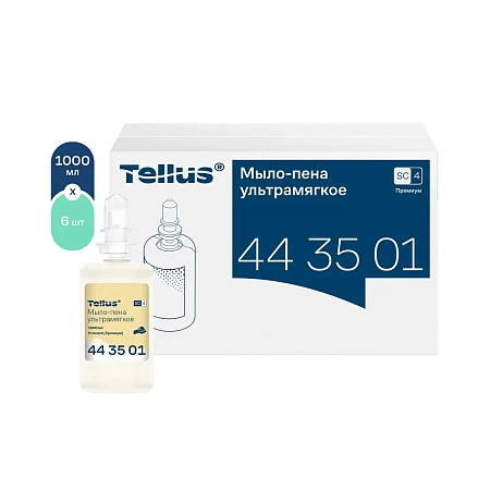 Фото №3 - ТОРК: Tellus Мыло SC4 пена 1л Премиум Ультрамягкое прозрачное