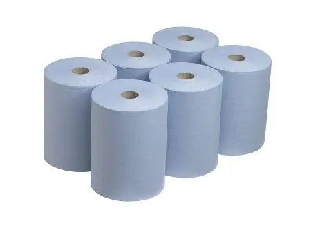 Kimberly-Clark: Полотенца бумажные Скотт Слимролл 1сл 165м/20 синие