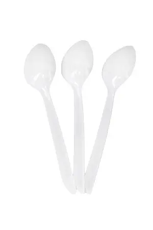 Фото №4 - Одноразовая продукция: Ложка чайная белая /пач.=100 шт.