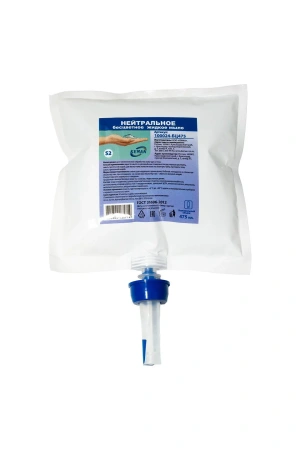 Фото №1 - Кеман: Мыло жидкое 475мл нейтральное в картридже бесцветное