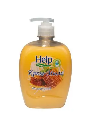 Фото №1 - Мыло жидкое: ХЭЛП 500г крем-мыло в ассортименте дозатор