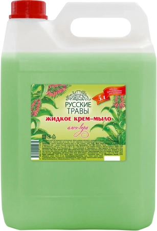 Мыло жидкое: АМС Русские травы 5л Крем-мыло тв.канистра