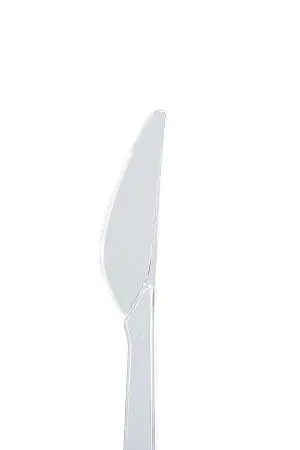 Фото №3 - Одноразовая продукция: Нож столовый 180мм прозрачный /пач.=50 шт.