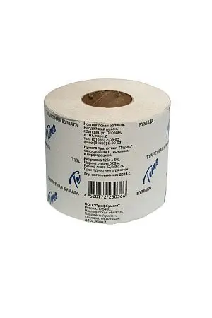Фото №3 - Бумага туалетная: 1сл 54м отбеленная макулатура Teres