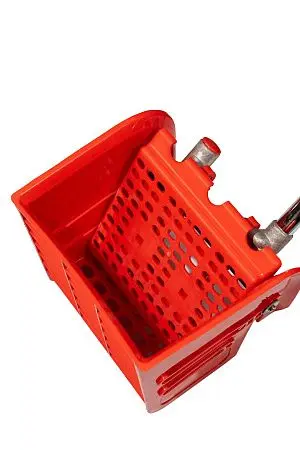 Фото №6 - Вик: Тележка 1х20 пластик с отжимом красная MRY