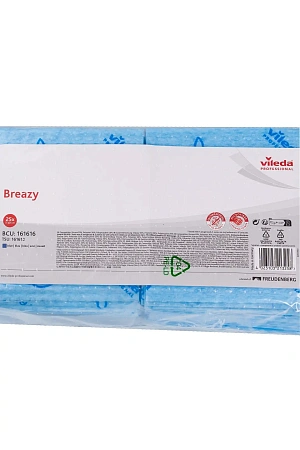 Фото №3 - Vileda: Салфетка Бризи 35,5x35см голубая