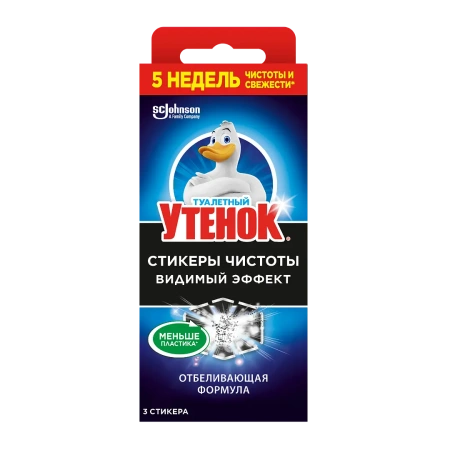 Чистящее средство: УТЕНОК Стикер Чистоты ВИДИМЫЙ ЭФФЕКТ/ЦИТРУС /пач.=3 шт.