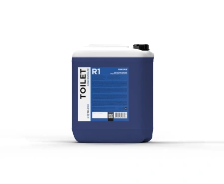 Фото №1 - Vortex: R1 TOILET 5л кислотное моющее ср-во для сантехники концентрат тв. канистра