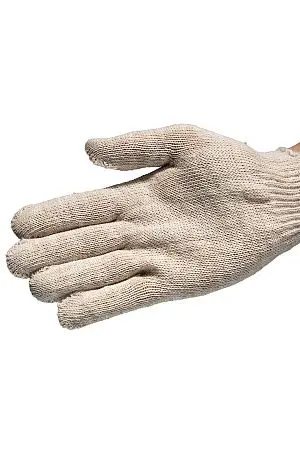 Фото №6 - Перчатки: х/б вязаные 4-х ниточные белые