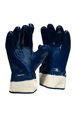 Фото №11 - Перчатки: х/б с полным нитриловым покрытием, манжет крага