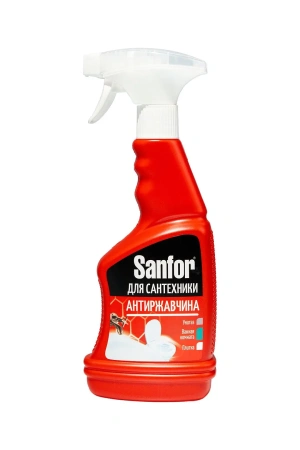 Фото №1 - Чистящее средство: САНФОР 500мл спрей для сантехники от налета и ржавчины