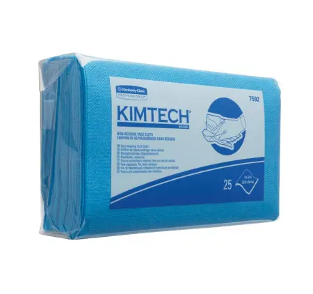 Kimberly-Clark: Салфетки Кимтех 1сл 56х22,8см липкие синие /пач.=25 шт.