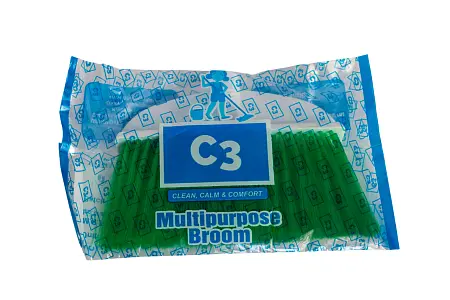 Фото №8 - Вик: Метла с рукояткой 142 см д22см зеленая MRY