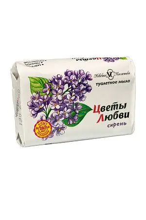 Фото №2 - Мыло туалетное: ЦВЕТЫ ЛЮБВИ 90г СИРЕНЬ