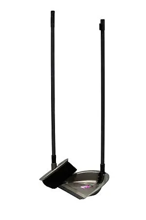 Фото №3 - Хозяйственный инвентарь: Совок для мусора пластик со щеткой "Ленивка" складной Svip Классика