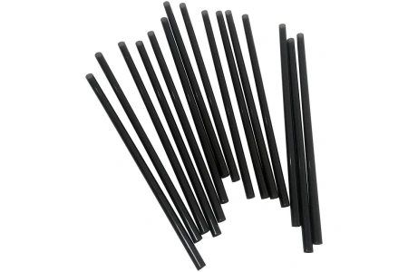 Одноразовая продукция: Трубочки для коктейля 5х125мм мини черные /пач.=400 шт.