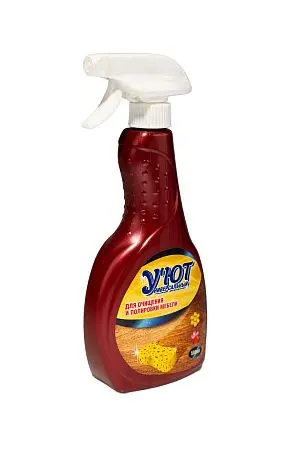 Фото №4 - Чистящее средство: УЮТ эмульсия 500мл СПРЕЙ д/очищен. и полировки мебели