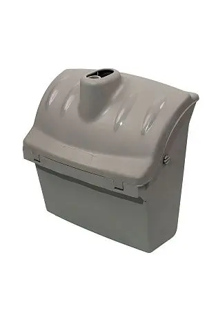 Фото №5 - Вик: Совок-контейнер с крышкой + щетка серый MRY