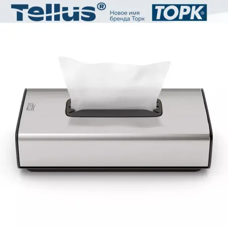 Фото №1 - Tork: Диспенсер F1 для салфеток для лица металл