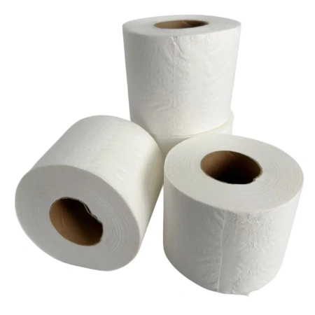 Бумага туалетная: 2сл 50м целлюлоза цвет белый Vclean /пач.=4 шт.