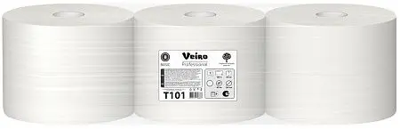 Фото №4 - VEIRO: Бумага туалетная 1сл 450м/9,4 Basic натуральный