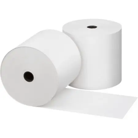 Фото №1 - Канцелярские товары: Лента чековая 57х12мм 15м термо /пач.=16 шт.