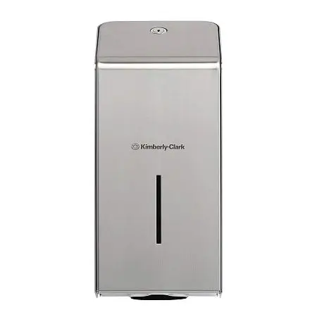 Фото №2 - Kimberly-Clark: Диспенсер КК для сложенной туалетной бумаги серебристый