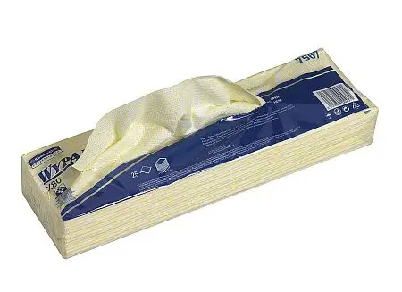 Фото №2 - Kimberly-Clark: Салфетки Вайпол Х80 1сл 41,6х34,4см желтые /пач.=25 шт.