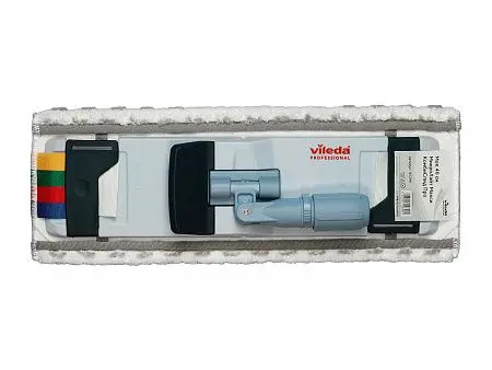 Фото №5 - Vileda: Моющая насадка КомбиСпид Про МикроЛайт Макси 40см бело-серый