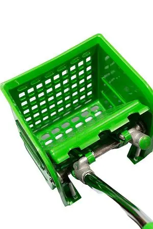 Фото №12 - Вик: Тележка 1х20 пластик с отжимом зеленая MRY