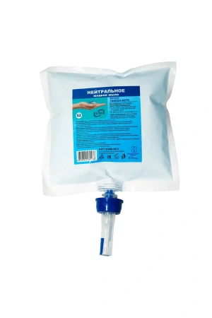 Фото №1 - Кеман: Мыло жидкое 475мл нейтральное в картридже бирюзовое