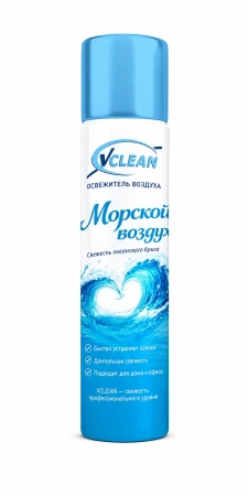 Освежители воздуха: VCLEAN 300мл МОРСКОЙ ВОЗДУХ