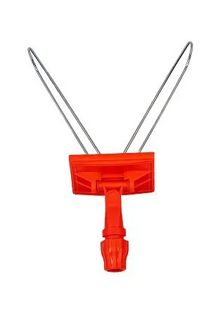 Фото №4 - Вик: Держатель мопов 60см под карман метал рамка красный MRY