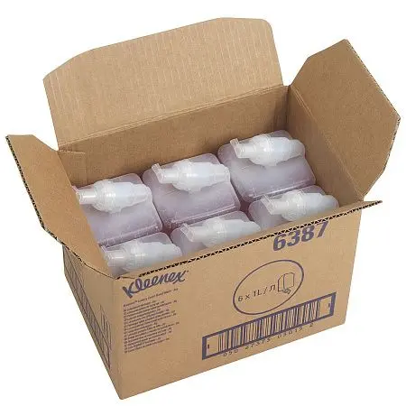 Фото №4 - Kimberly-Clark: Мыло Клинекс 1л пенное Люкс Джой экстракт белая лилия роза