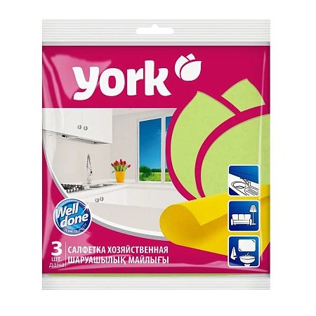 Фото №18 - ХозСалфетки: для мебели YORK 35х35 вискоза /пач.=3 шт.