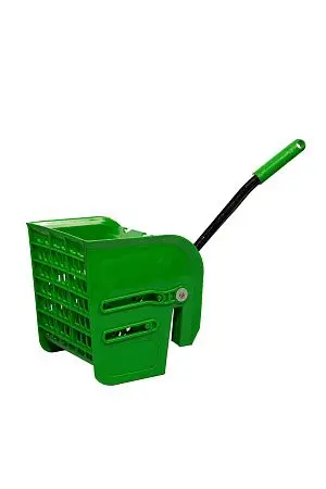 Фото №9 - Вик: Тележка 1х20 пластик с отжимом зеленая MRY