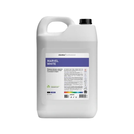 Vortex: MARVEL WHITE 5л для для отбеливания посуды с активным хлором тв. канистра