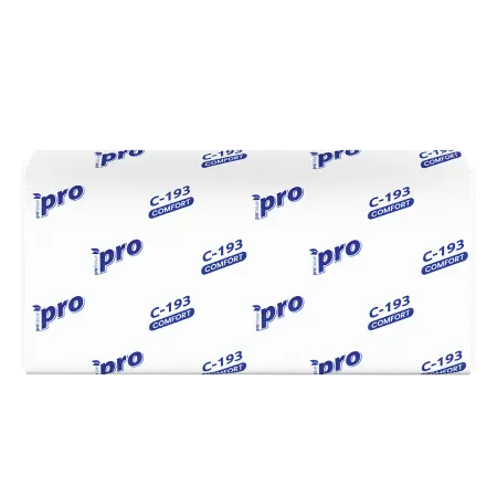 Фото №1 - Вик: Полотенца бумажные V 1сл 250л 21х22см 100% целлюлоза 33г белые PROtissue