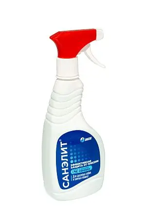 Фото №4 - Чистящее средство: САНЭЛИТ-Антиплесень 500мл (триггер) для душевых кабин, ванных комнат