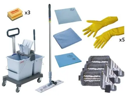 Фото №1 - Vileda: Промонабор №2 Выгодный старт с УльтраСпид Про серо-голубой