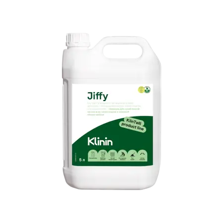Klinin: Джиффи 5л шампунь для сухой пенной чистки ковров