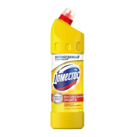 Фото №1 - Чистящее средство: ДОМЕСТОС 1 л гель ЛИМОН