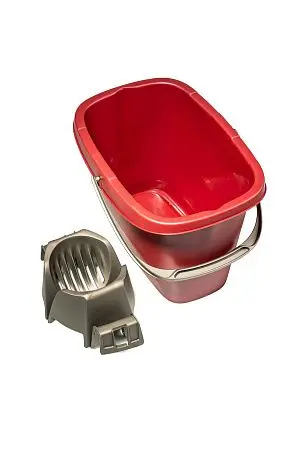 Фото №6 - Хозяйственный инвентарь: Ведро с отжимом 13л пластик МОП прямоугольное
