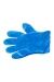 Превью №1 - Перчатки: полиэтиленовые L одноразовые синие с подвесом /пач.=100 шт.