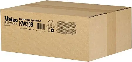 Фото №9 - VEIRO: Полотенца бумажные W 2сл 150л 32х21,6см Premium белые