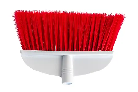 Фото №5 - Вик: Метла с рукояткой 142 см д22см красная MRY