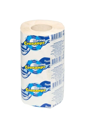 Бумажные полотенца: 1сл 26м макулатура цвет серый Невский стандарт